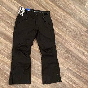 SnowPants, black, StormpackSunice, women's size large.
